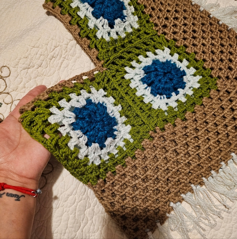 New handmade crochet handmade mañanita from Mexico size large for girls